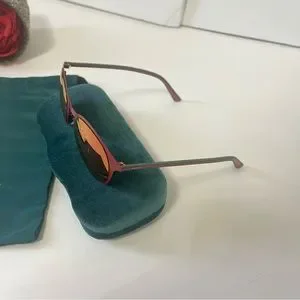 GUCCI Authentic New 52mm Round Signature Logo Sunglasses With Case, Cloth & Tag Gucci | Accessories | Gucci Authentic New 52mm Round  main image 4